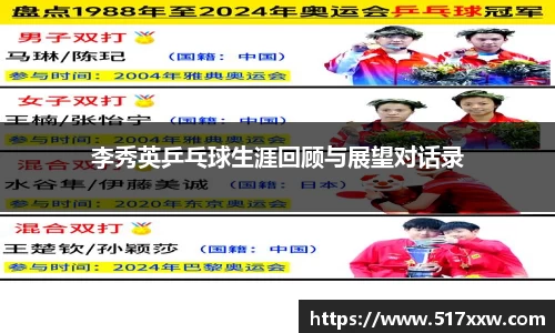 李秀英乒乓球生涯回顾与展望对话录