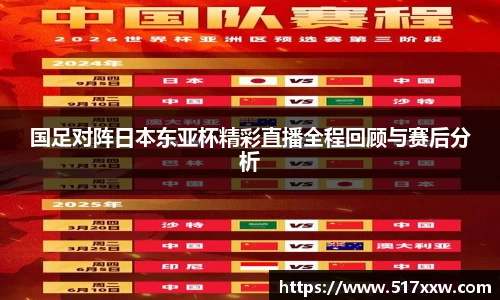 国足对阵日本东亚杯精彩直播全程回顾与赛后分析